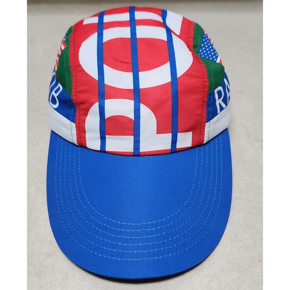 Charles Williams LLRC 1992 5 Panel Cycling Cap Multi Color Polo Graphic Hat OSFM